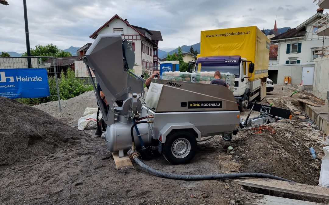 KÜNG Bodenbau aus Vorarlberg nimmt eine neue alpha CR in Betrieb