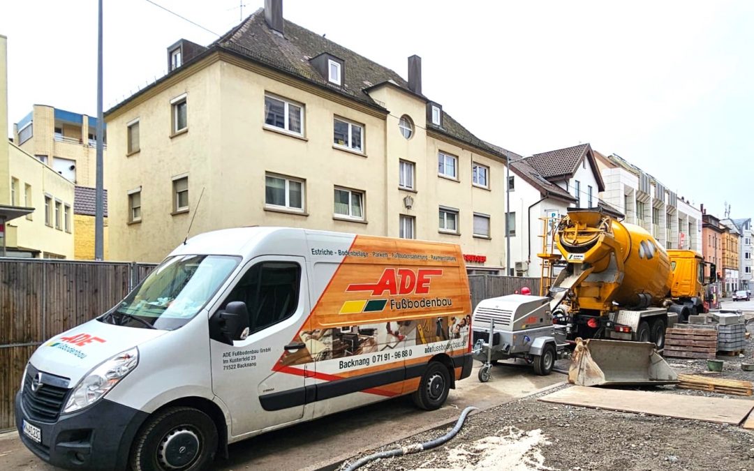 Eine neue Fließestrichmaschine für die Firma ADE Fußbodenbau