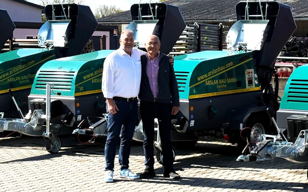 Arslan Bau erneuert seinen gesamten Maschinenpark