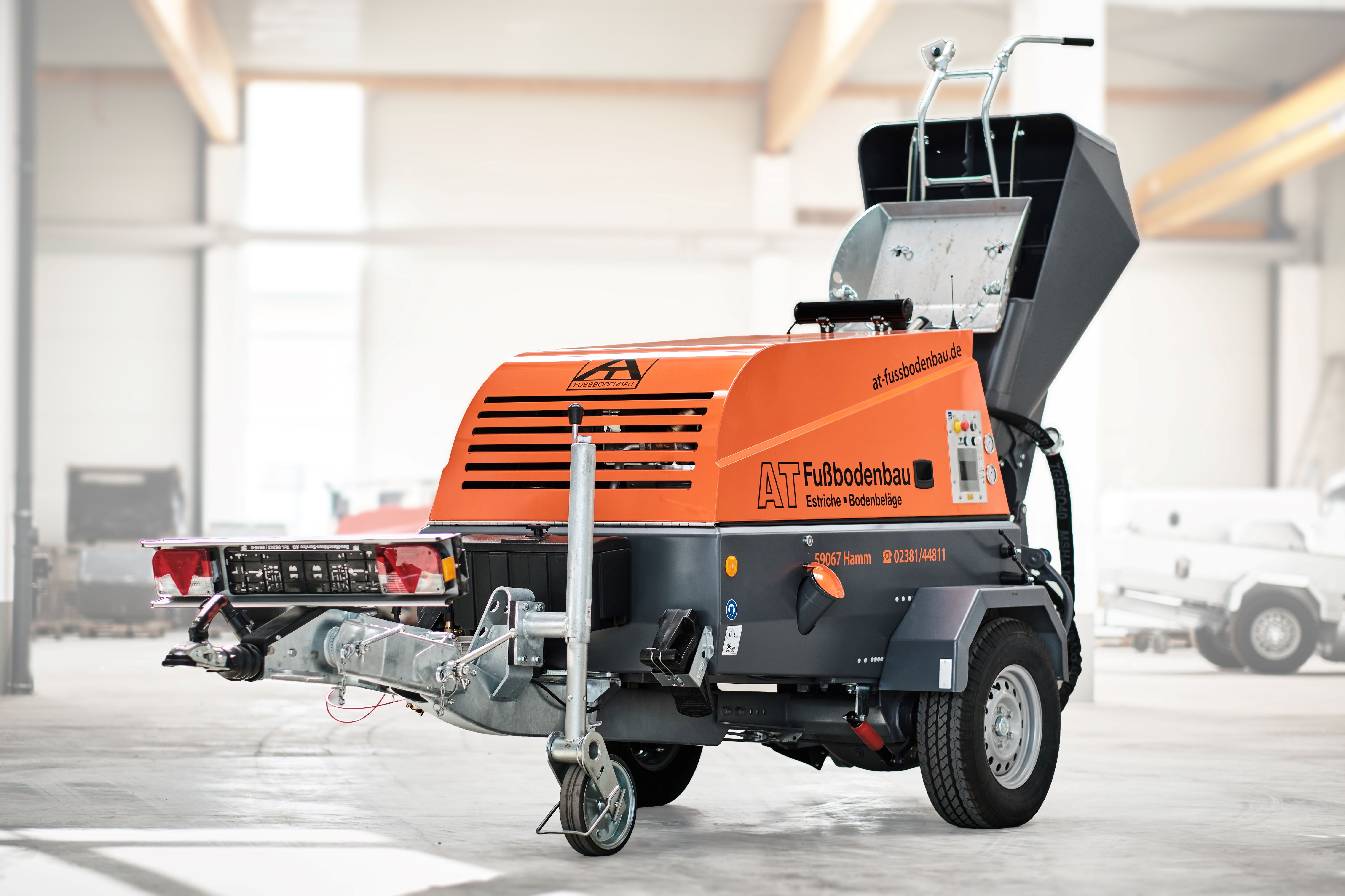 Sonderausstattungen: Wir gestalten jede Estrichmaschine nach Ihren ...